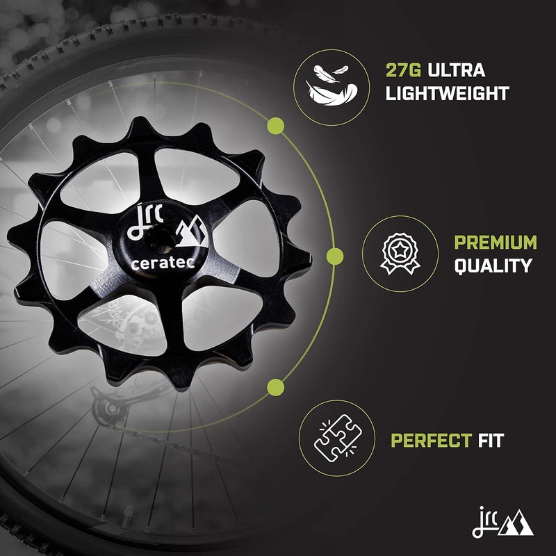 JRC Components Ceramic 14/12T Pulley Wheels for SRAM Eagle by - Image 2